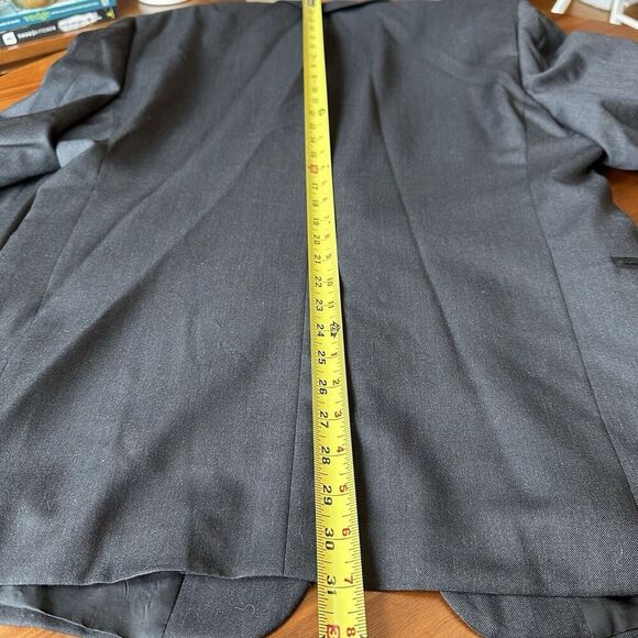 Vito Rufolo Black Merino Wool Blazer Suit Jacket Sport Coat Made in Italy 42R - Picture 9 of 9